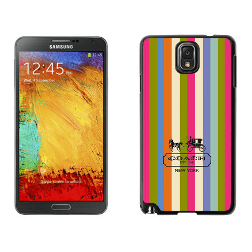 Coach Stripe Multicolor Samsung Note 3 Cases DSE | Women